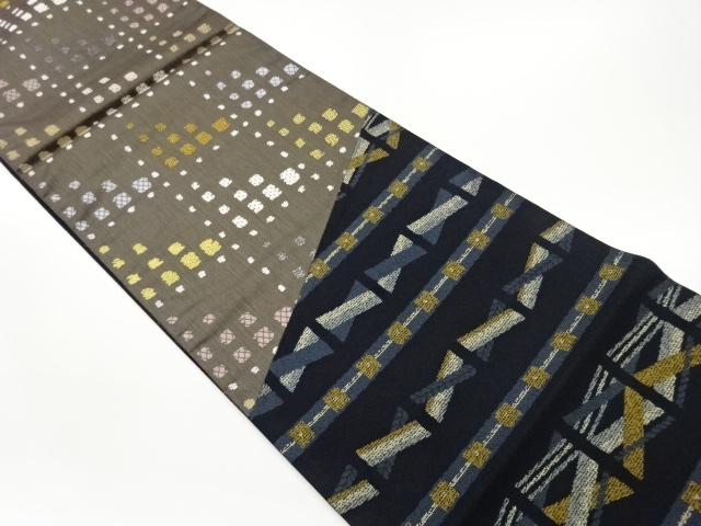 JAPANESE FUKURO OBI / KIN-TOSHI / WOVEN ABSTRACT